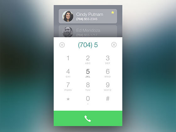 拨号组件 Dial Pad