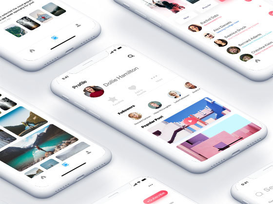 Diamond 社交应用界面