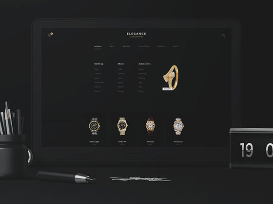 Elegance 奢侈品首页