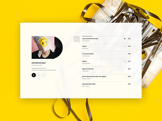 音乐播放界面 Hugo Album Player