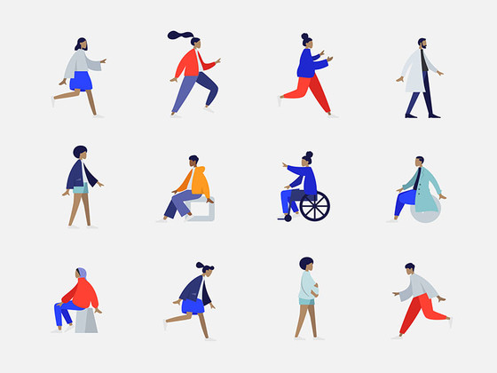 Humaaans 人物插画库