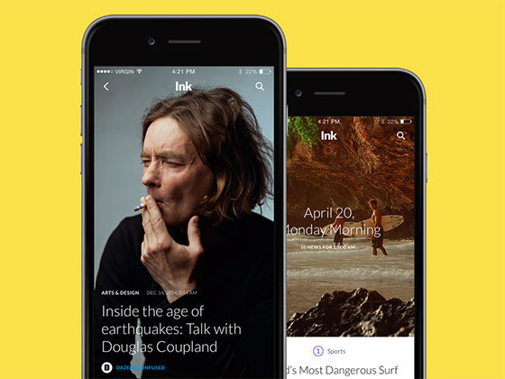 Ink 阅读应用界面