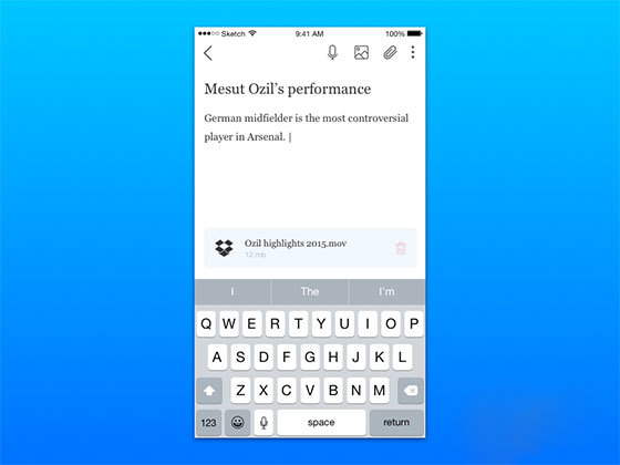 苹果笔记应用 iOS Note App