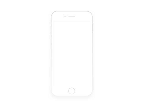 iPhone 6 简约线框
