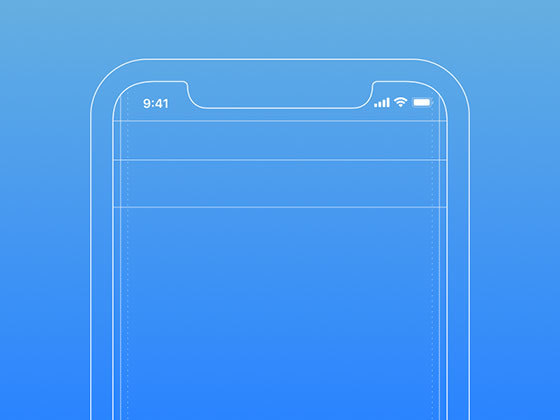 iPhone X 界面规范模板
