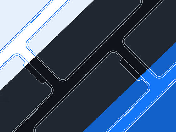 iPhone X 手机线框图