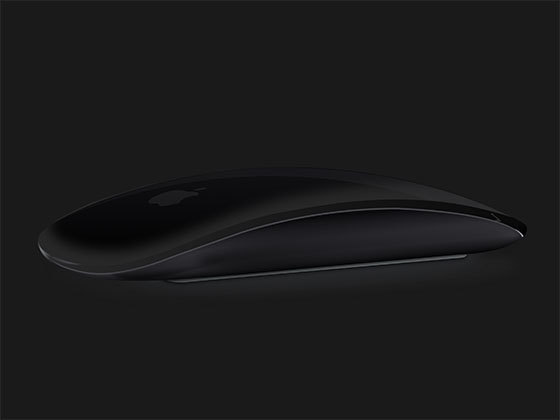 Magic Mouse 2 黑色鼠标模型