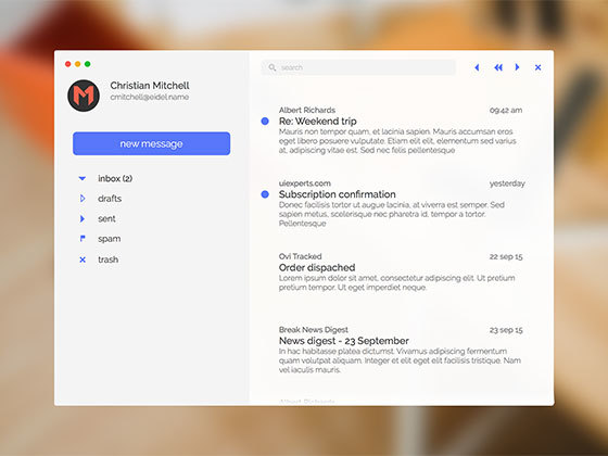 苹果系统邮件软件 Minimal Mail App for Mac