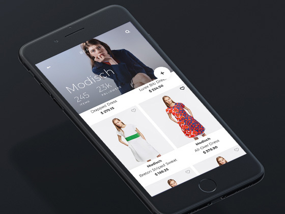 Modisch 电商个人资料界面