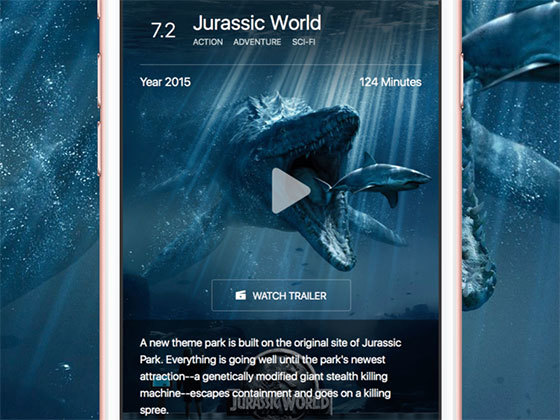 电影应用 Movie App UI