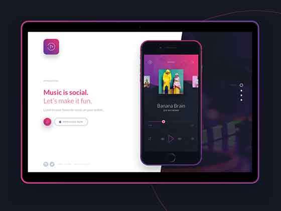 Muzika 音乐应用首页