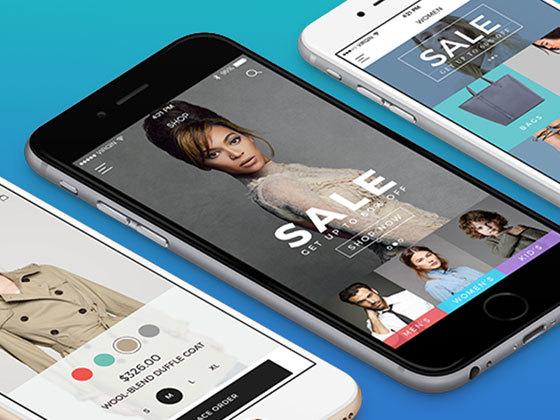 Next 电商应用界面