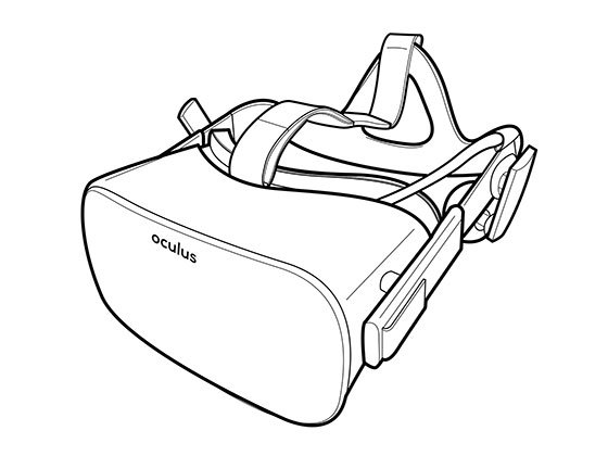 Oculus Rift 和 Touch 线框图