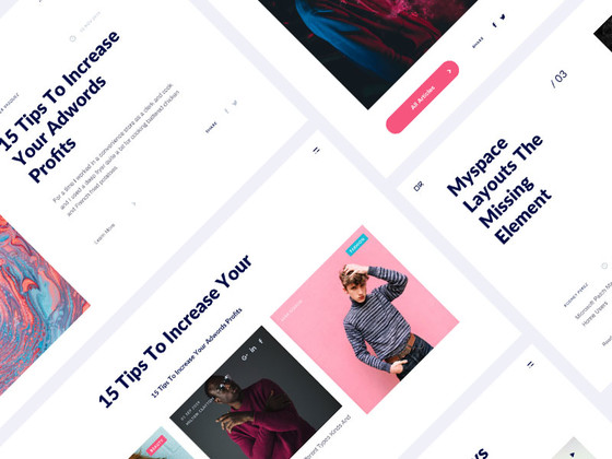 Organix 网页博客界面