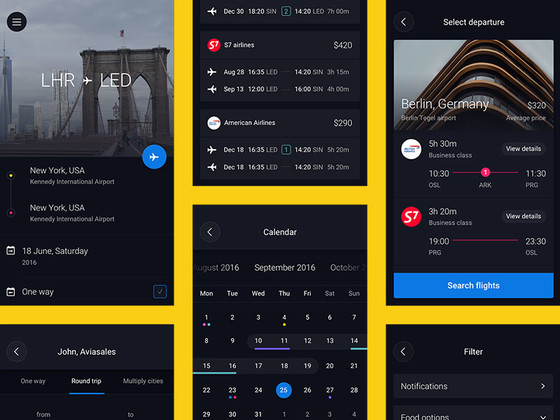 Pin 航班订票应用