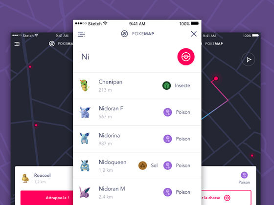 Pokemap 口袋妖怪游戏应用
