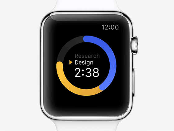 手表定时器界面 PTimer Apple Watch