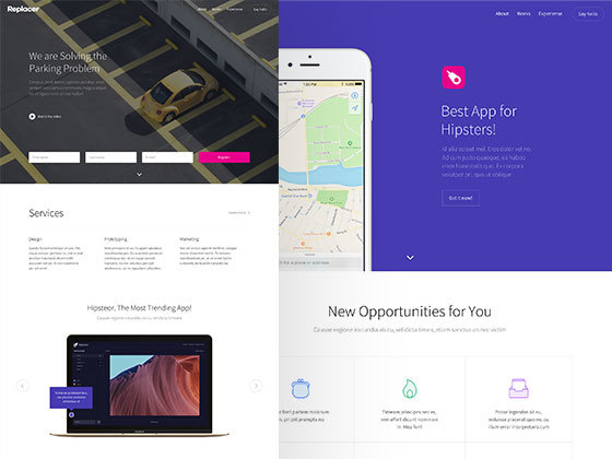 Replacer App 首页模版