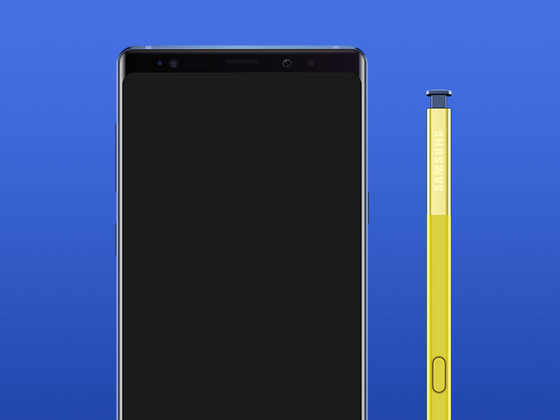 三星 Galaxy Note9 手机模型