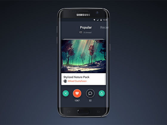 三星 Galaxy S7 Edge手机模型