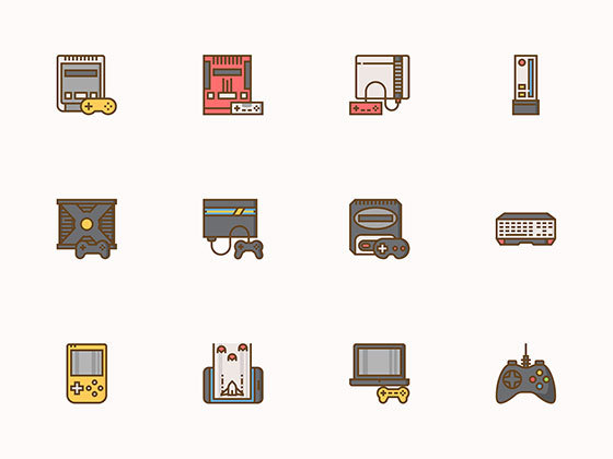30 枚游戏设备图标