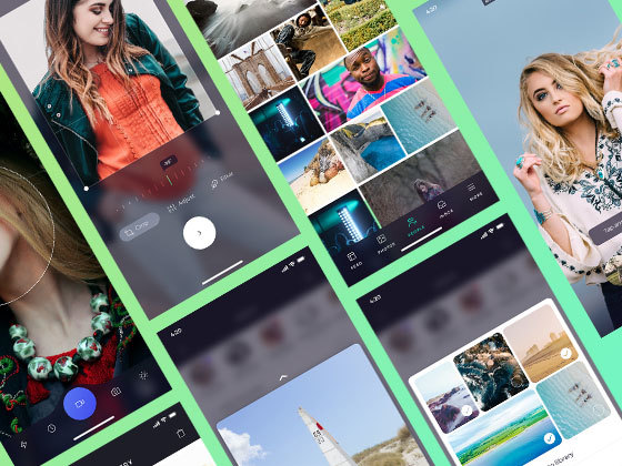 Atro 相机照片应用界面