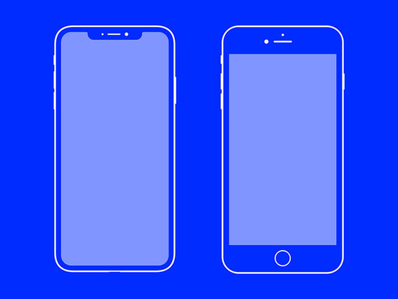 iPhone 系列设备线框图