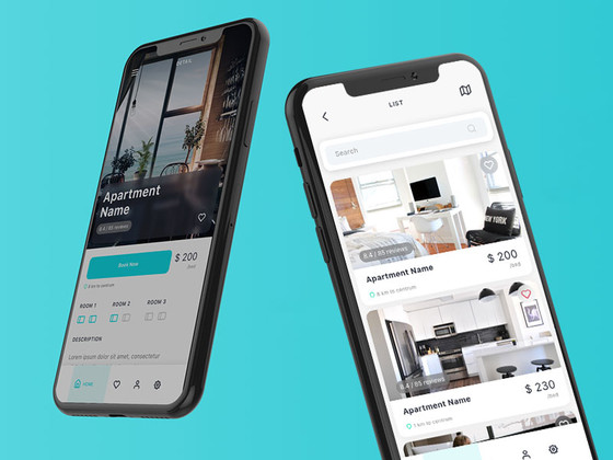 Roomate 房产应用界面