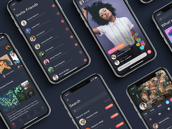 Zingo 暗黑社交应用界面