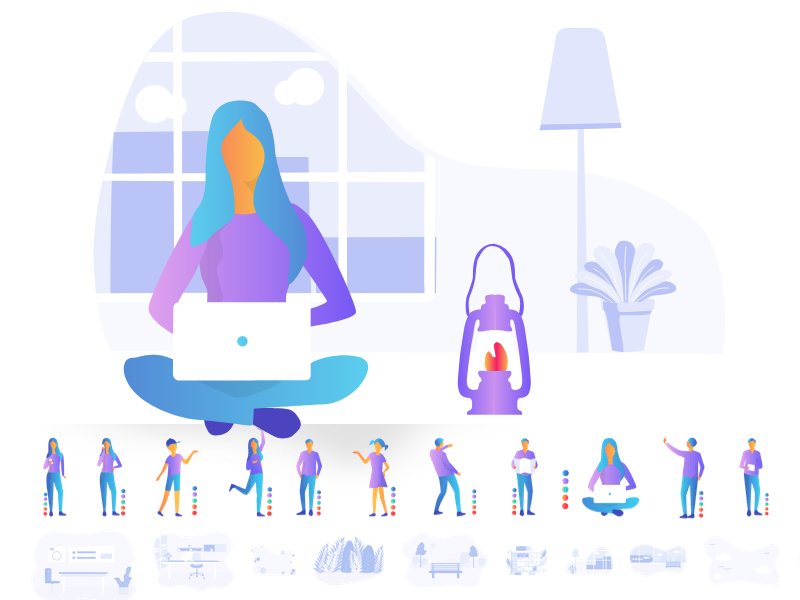 实用的插画元素