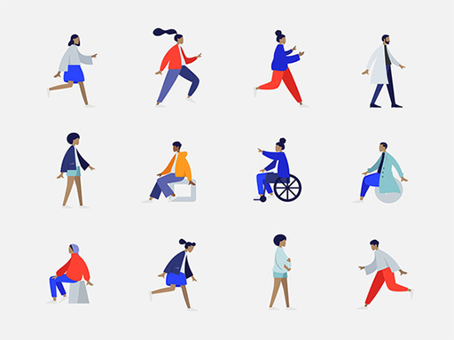 31 个人物插画集合