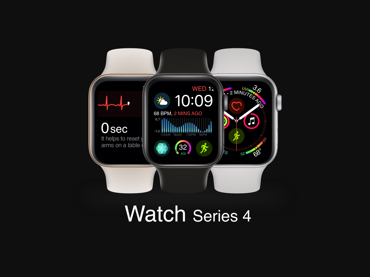 Apple Watch Series 4 手表模型